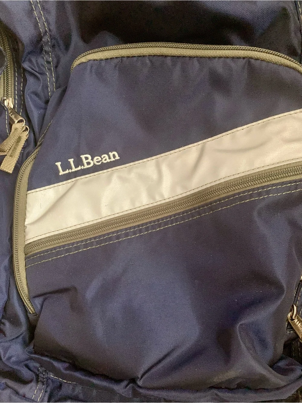 L.L. Bean Navy Deluxe Book Backpack